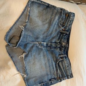 Silver High Rise Shorts size 29